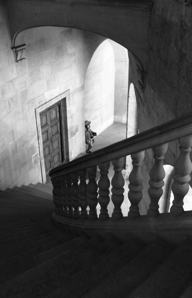 Stair at Carlos V Palace